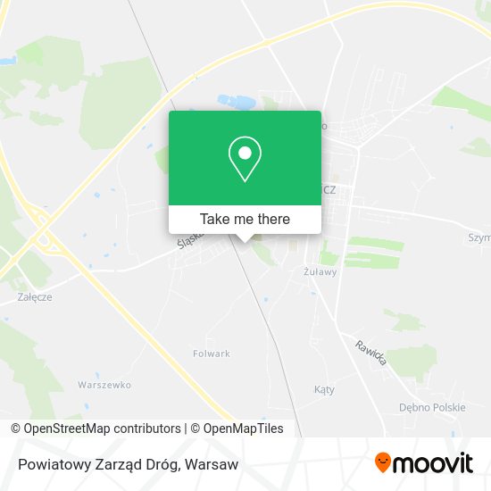 Powiatowy Zarząd Dróg map