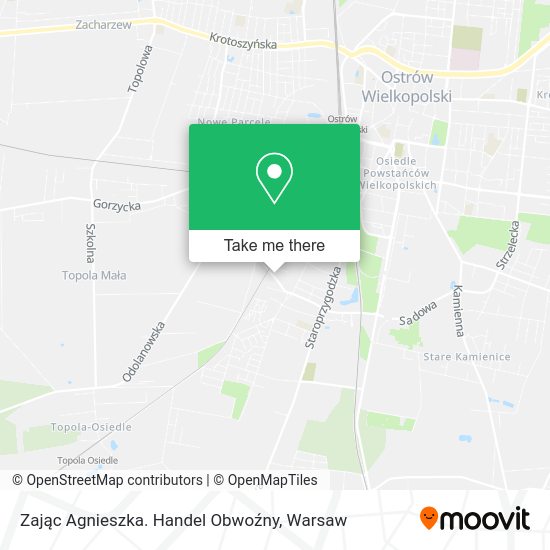 Zając Agnieszka. Handel Obwoźny map