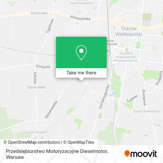 Przedsiębiorstwo Motoryzacyjne Dieselmotor map