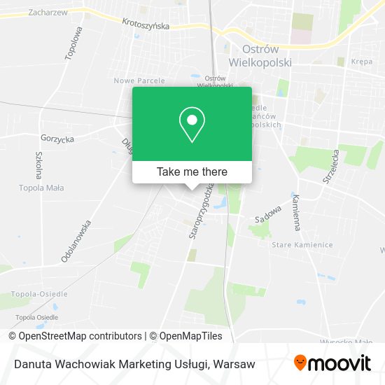 Danuta Wachowiak Marketing Usługi map