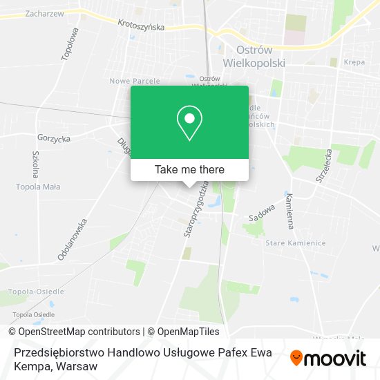 Przedsiębiorstwo Handlowo Usługowe Pafex Ewa Kempa map