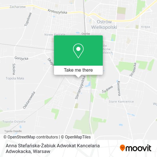 Anna Stefańska-Żabiuk Adwokat Kancelaria Adwokacka map