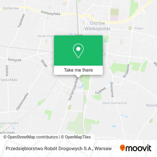 Przedsiębiorstwo Robót Drogowych S.A. map