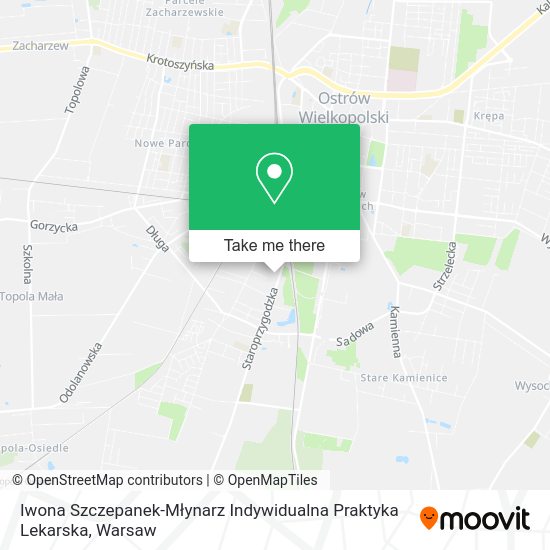 Iwona Szczepanek-Młynarz Indywidualna Praktyka Lekarska map