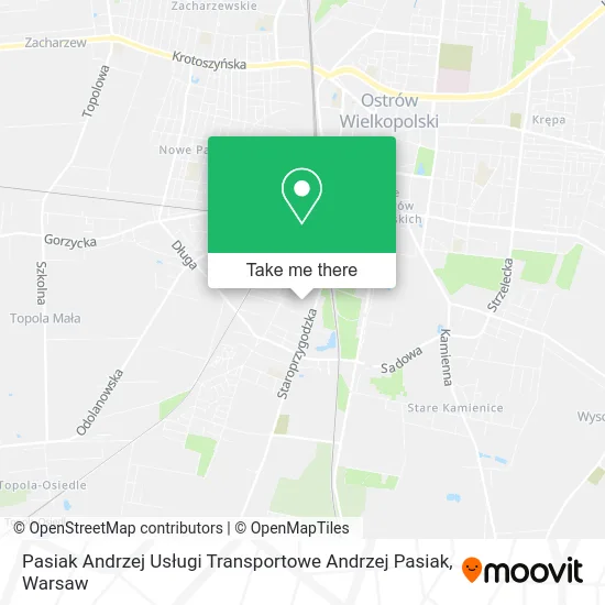 Карта Pasiak Andrzej Usługi Transportowe Andrzej Pasiak