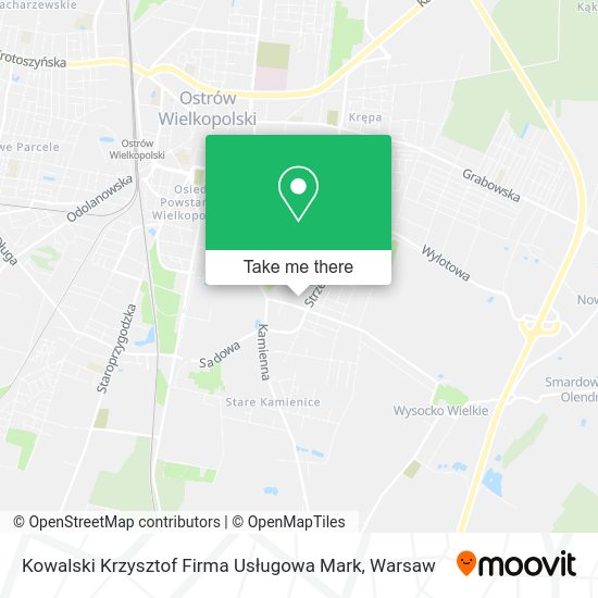 Kowalski Krzysztof Firma Usługowa Mark map