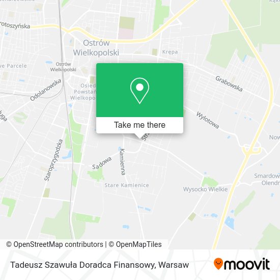 Tadeusz Szawuła Doradca Finansowy map