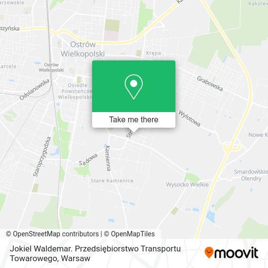 Jokiel Waldemar. Przedsiębiorstwo Transportu Towarowego map