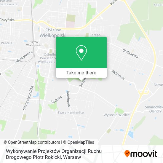 Wykonywanie Projektów Organizacji Ruchu Drogowego Piotr Rokicki map