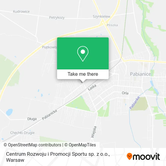 Карта Centrum Rozwoju i Promocji Sportu sp. z o.o.