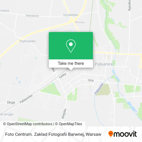 Foto Centrum. Zakład Fotografii Barwnej map