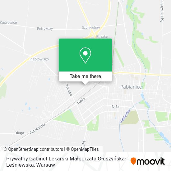 Prywatny Gabinet Lekarski Małgorzata Głuszyńska-Leśniewska map