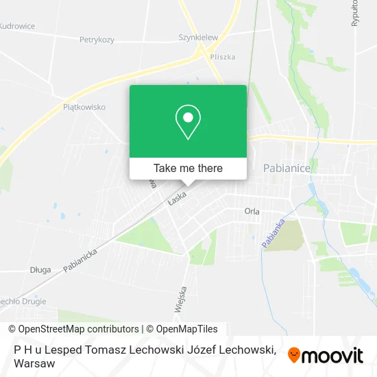 Карта P H u Lesped Tomasz Lechowski Józef Lechowski