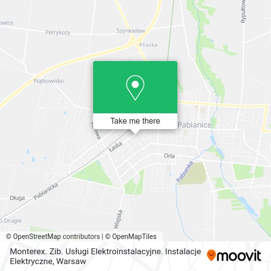 Monterex. Zib. Usługi Elektroinstalacyjne. Instalacje Elektryczne map