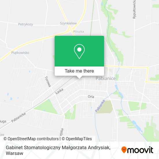 Gabinet Stomatologiczny Małgorzata Andrysiak map