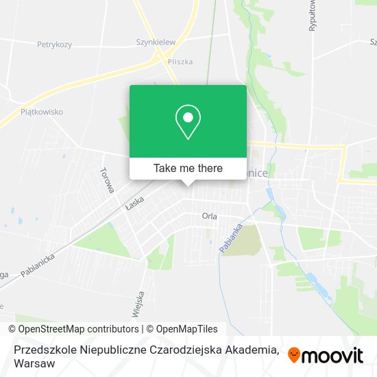 Przedszkole Niepubliczne Czarodziejska Akademia map