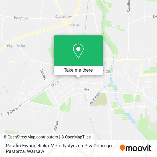 Parafia Ewangelicko Metodystyczna P w Dobrego Pasterza map