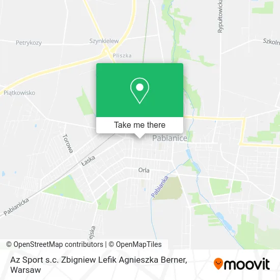 Карта Az Sport s.c. Zbigniew Lefik Agnieszka Berner