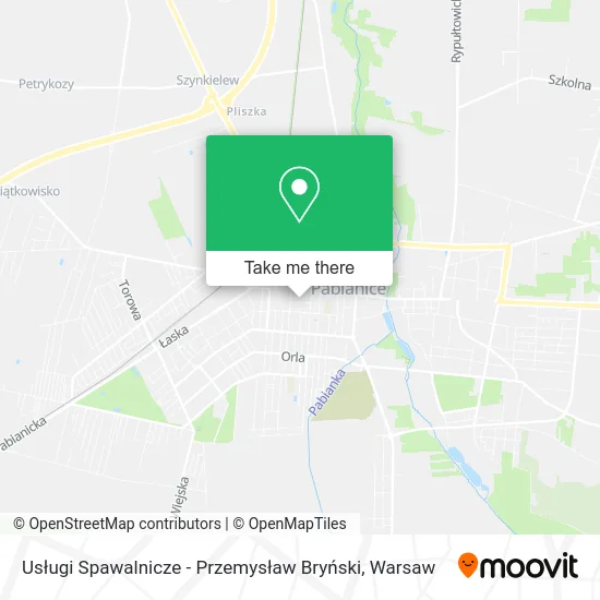 Карта Usługi Spawalnicze - Przemysław Bryński