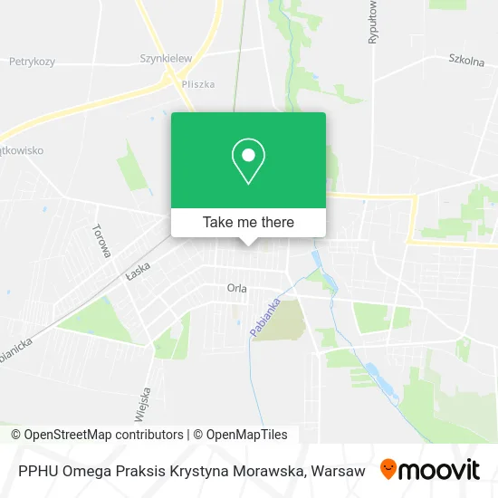 Карта PPHU Omega Praksis Krystyna Morawska