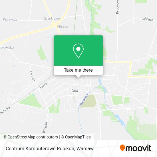 Centrum Komputerowe Rubikon map