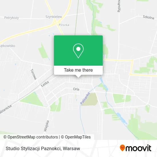 Карта Studio Stylizacji Paznokci