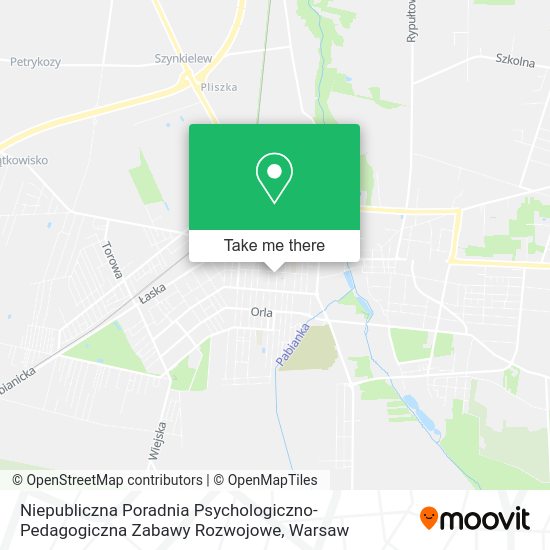 Niepubliczna Poradnia Psychologiczno-Pedagogiczna Zabawy Rozwojowe map