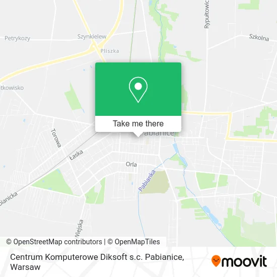 Карта Centrum Komputerowe Diksoft s.c. Pabianice