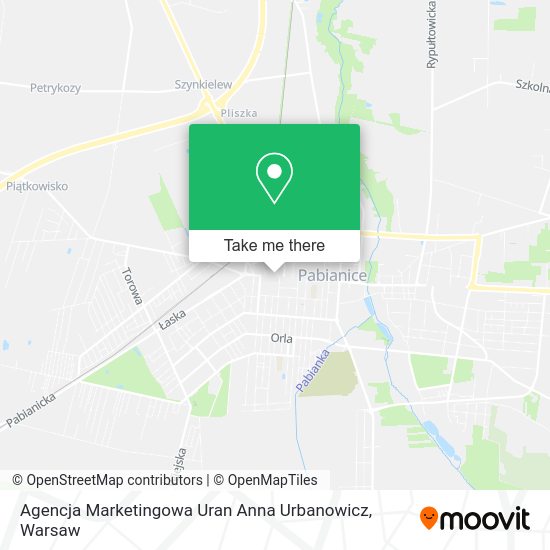 Карта Agencja Marketingowa Uran Anna Urbanowicz