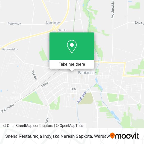 Sneha Restauracja Indyjska Naresh Sapkota map