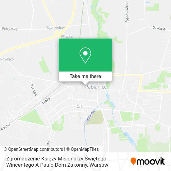 Zgromadzenie Księży Misjonarzy Świętego Wincentego A Paulo Dom Zakonny map