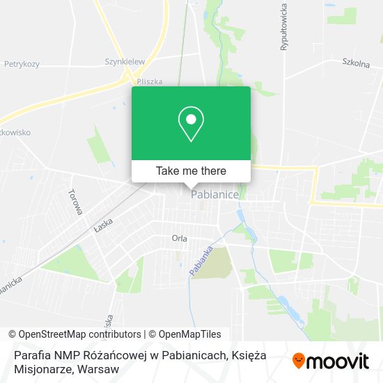 Parafia NMP Różańcowej w Pabianicach, Księża Misjonarze map