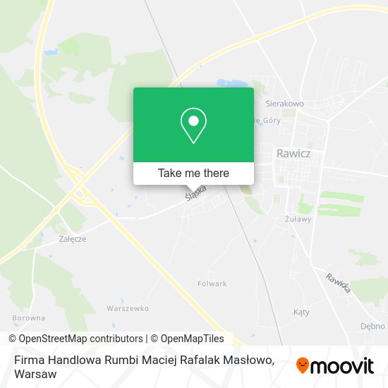 Firma Handlowa Rumbi Maciej Rafalak Masłowo map