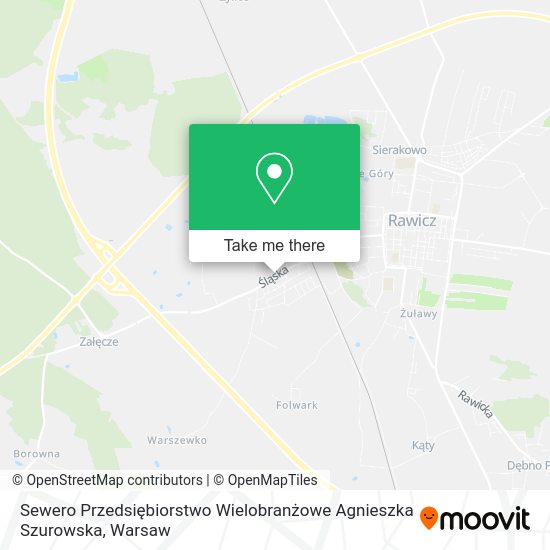 Sewero Przedsiębiorstwo Wielobranżowe Agnieszka Szurowska map