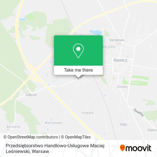 Przedsiębiorstwo Handlowo-Usługowe Maciej Leśniewski map