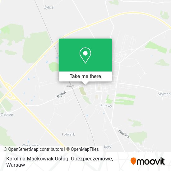 Karolina Maćkowiak Usługi Ubezpieczeniowe map