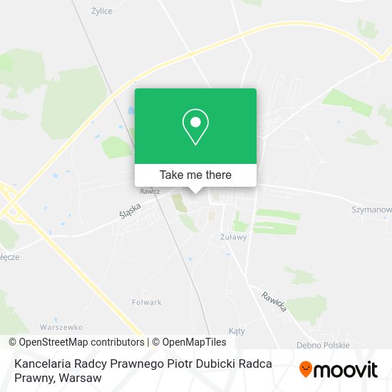 Kancelaria Radcy Prawnego Piotr Dubicki Radca Prawny map