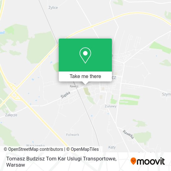 Tomasz Budzisz Tom Kar Uslugi Transportowe map