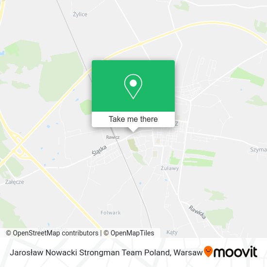 Jarosław Nowacki Strongman Team Poland map