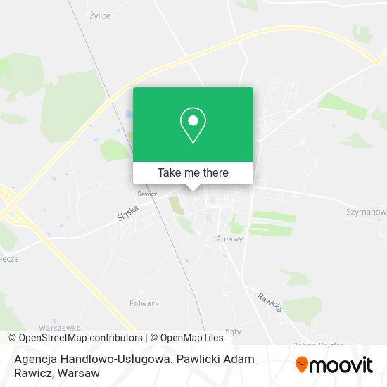 Agencja Handlowo-Usługowa. Pawlicki Adam Rawicz map