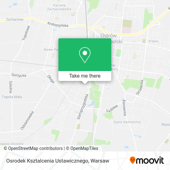 Osrodek Ksztalcenia Ustawicznego map