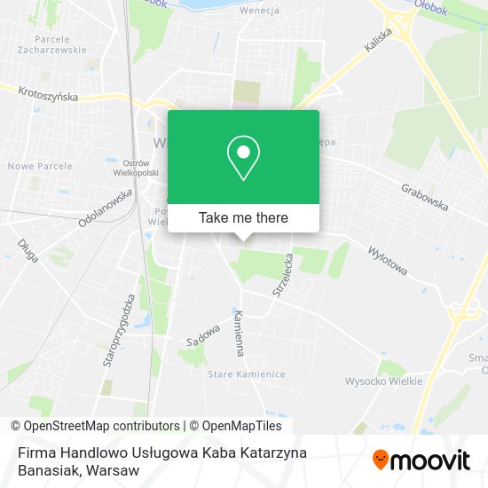 Firma Handlowo Usługowa Kaba Katarzyna Banasiak map