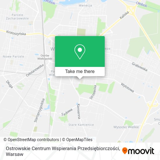 Ostrowskie Centrum Wspierania Przedsiębiorczości map