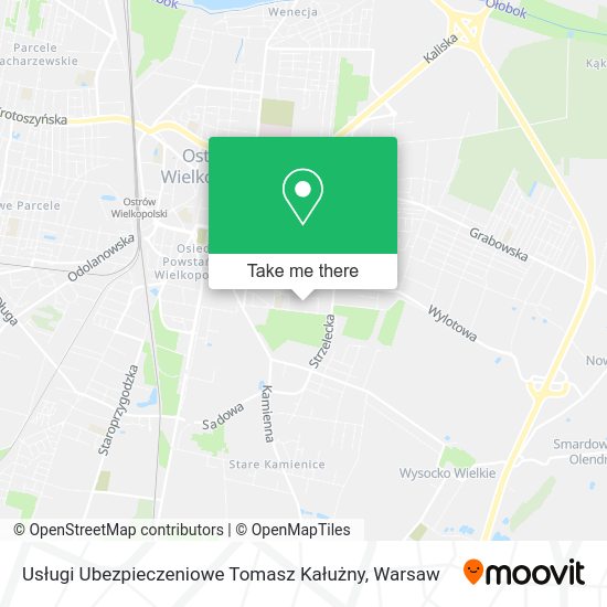 Usługi Ubezpieczeniowe Tomasz Kałużny map