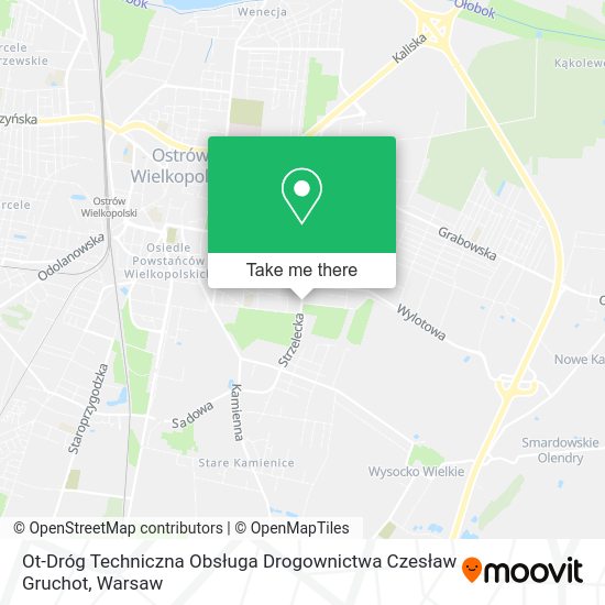 Ot-Dróg Techniczna Obsługa Drogownictwa Czesław Gruchot map