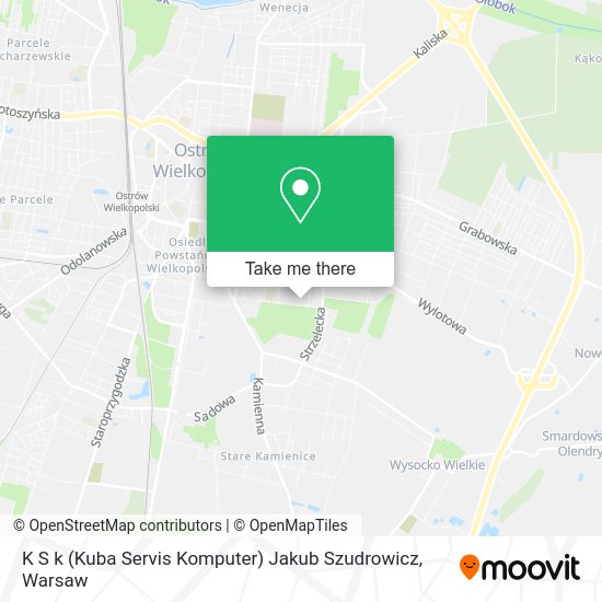 K S k (Kuba Servis Komputer) Jakub Szudrowicz map