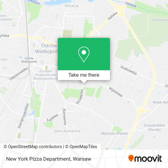 New York Pizza Department map