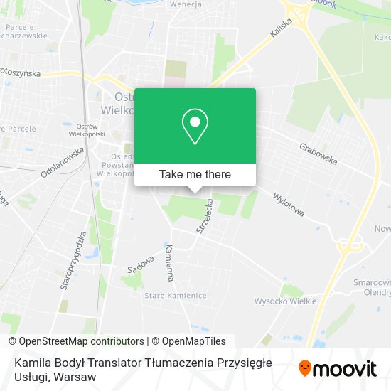 Kamila Bodył Translator Tłumaczenia Przysięgłe Usługi map