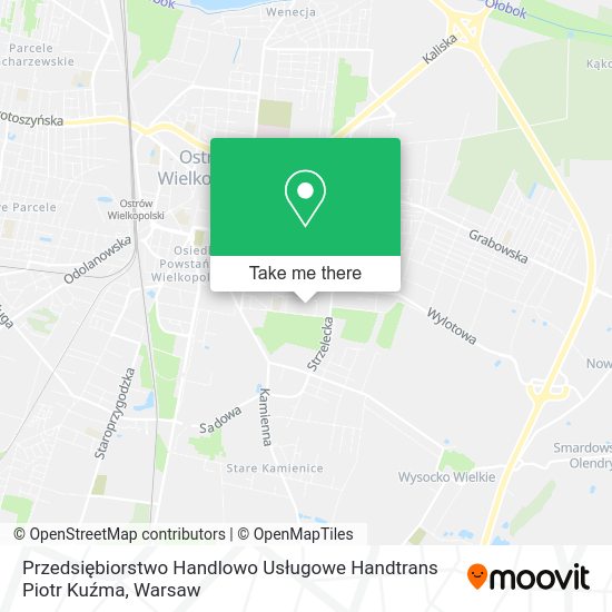 Przedsiębiorstwo Handlowo Usługowe Handtrans Piotr Kuźma map