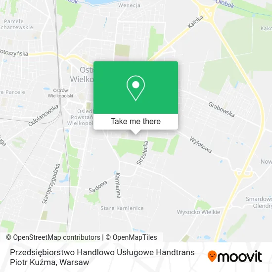 Przedsiębiorstwo Handlowo Usługowe Handtrans Piotr Kuźma map